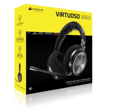 Gaming headphones CR VIRTUOSO MAX WIR CARBON