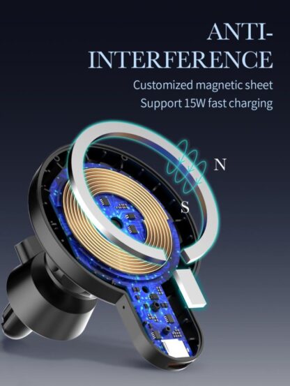 CAR SUPPORT SERIOUX WIRELESS 15W CH02W - Image 4