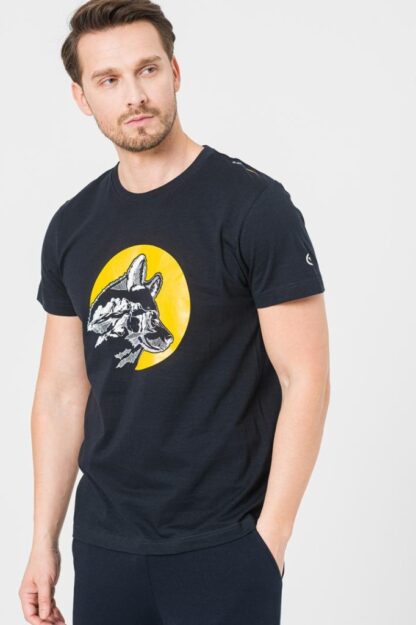 Navy Blue-M Men's Casual T-Shirt - Image 2