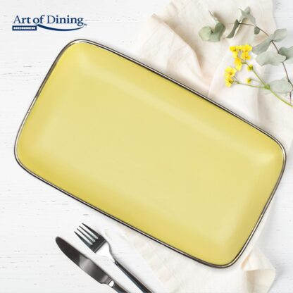 SET OF 2 CERAMIC PLATES 32x20 CM, MEDEEA - Image 4
