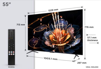 Mini LED TV 4K 55''(139 cm) TCL 55C61KS - Image 3