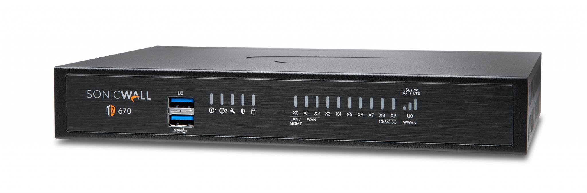 Firewall SonicWall TZ670 TSE 1YR - EU Supplies