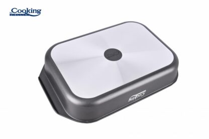 HIGH TRAY ALUMINUM 39.5x26CM, DARK LINE - Image 3