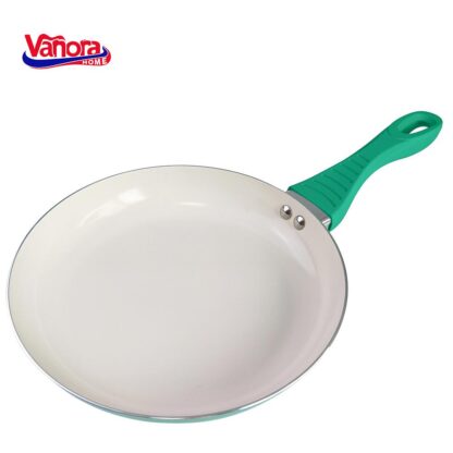 ALUMINUM FRYING PLATE 24x4 CM, LARGE GREEN