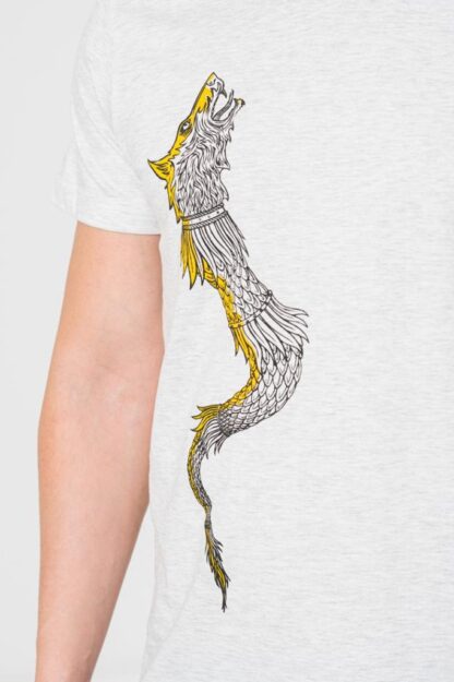 Dracon Men's Light Gray-S Casual T-Shirt - Image 6