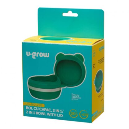 Bowl with lid, 2 in 1, 220 ml - Image 3