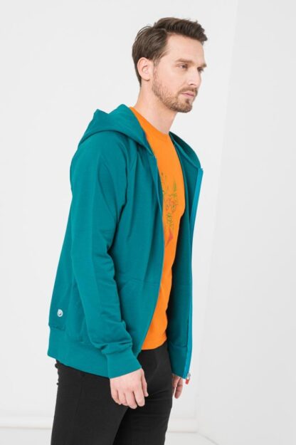 Men's Casual Cotton Sweatshirt Petrol-Xl - Image 2