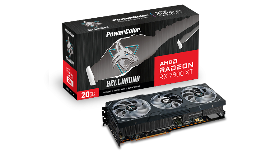 PowerColor Radeon RX7900 XT Hellhound GDDR6 20GB - EU Supplies