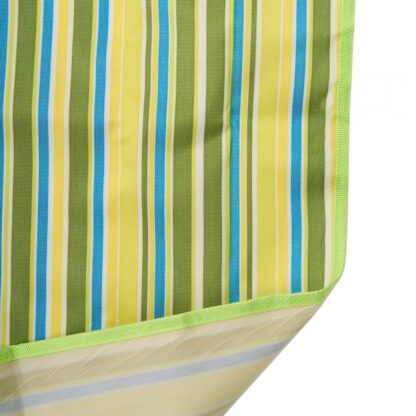 Picnic blanket 145X150 CM green stripes