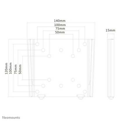 Neomounts Screen TV Wall Mount Fix 10"-30" - Image 3