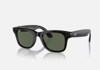 RayBan Meta Wayfarer Shiny BLACK/GREEN