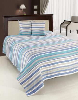 Double bed blanket set 200X220CM BLUE
