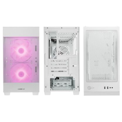 Lian Li LANCOOL 205M Mesh Mc-ATX T G White - Image 4