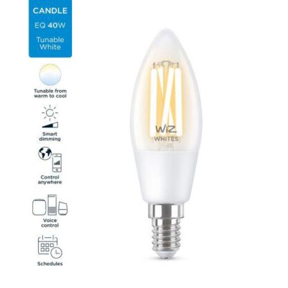 Led bulb PHILIPS WiZ WHITES C35, E14 - Image 4