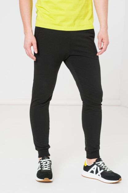 Men's Casual Cotton Pants Black-M
