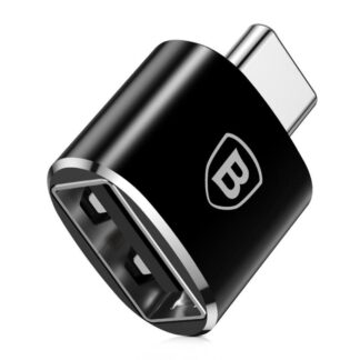 Adapter Baseus Mini OTG CATOTG-01, black
