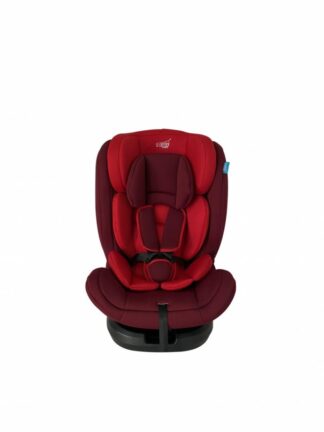 Isofix swivel car seat, 0-36kg, red