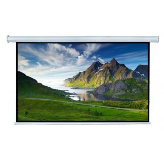 Blackmount electric wall/ceiling projection screen