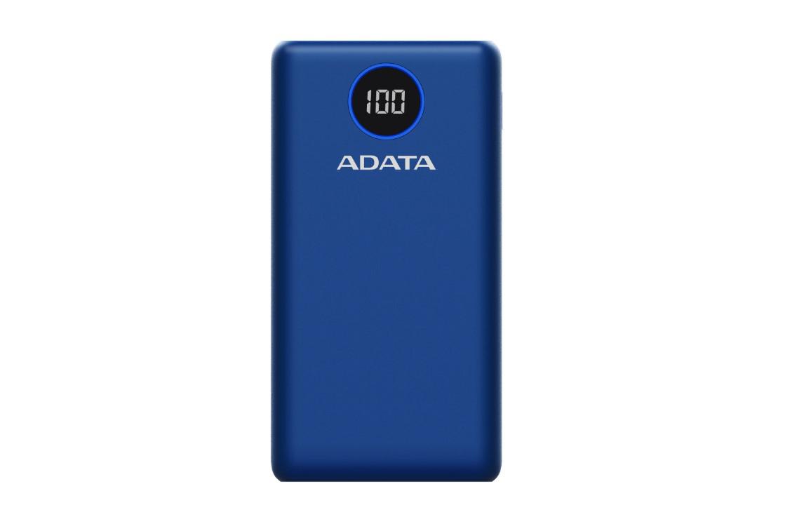 POWERBANK ADATA AP20000 20000MAH BLUE - EU Supplies