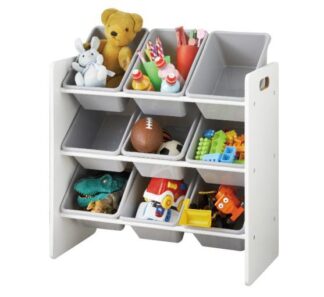 Children's storage shelf with 9 baskets, U-Grow