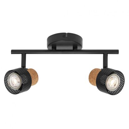 DECOR SPOT CORK 2X3.4W 927 GU10 BK LEDV - Image 2
