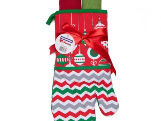 3-piece Christmas-Red glove set