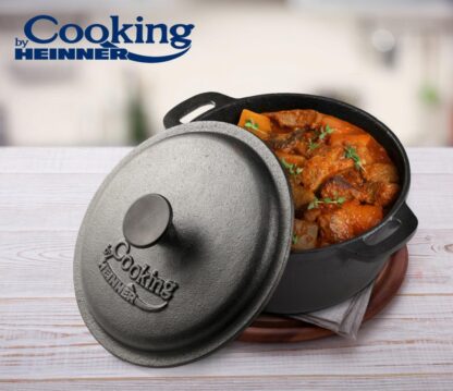 Semi-pure pure cast iron + lid 24x10.8CM, 3.8L - Image 3