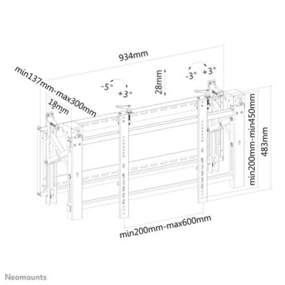 Neomounts Screen TV Wall Mount Fix 32"-75" - Image 3
