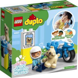 POLICE MOTORCYCLE, LEGO 10967