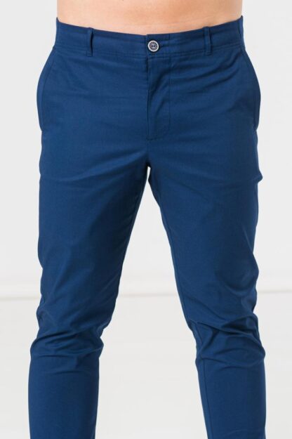 Navy Men's Casual Long Pants M - Image 5