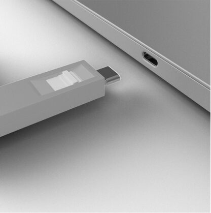 Lindy USB Type C Port Blocker Key, White - Image 3