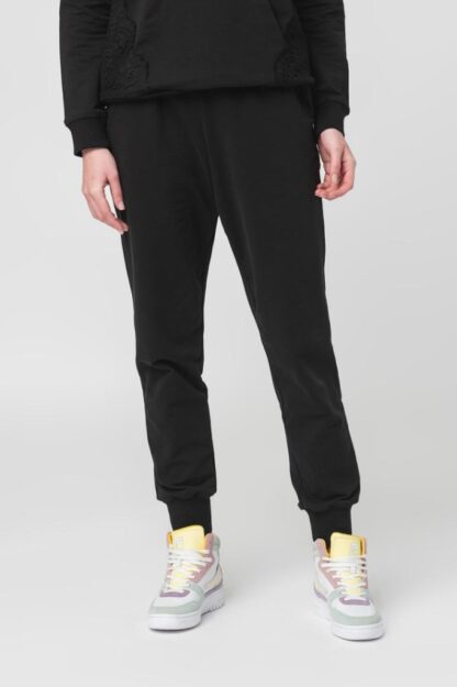 Black Cotton Women's Pants-L - Image 5