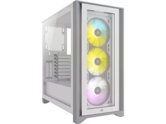 Corsair PC Case iCUE 4000X RGB Mid-Tower White