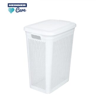 SLIM PLASTIC LAUNDRY BASKET, 38L