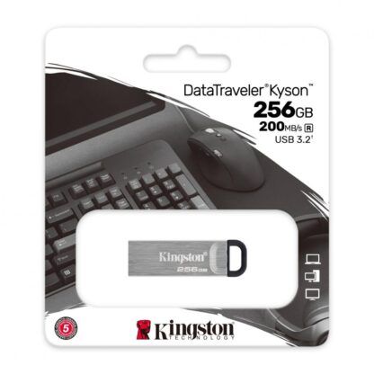 USB 256GB Kingston DataTraveler Kyson metallic 3.2