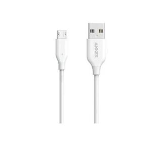 Anker Cablu PoweLine microUSB 1m Alb