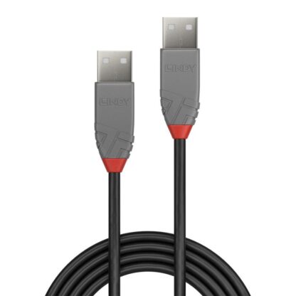 Lindy 3m USB 2.0 Type A to A Cable, Anthra Line