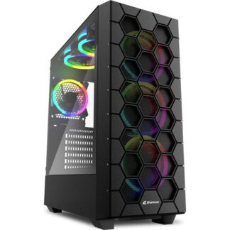PC CASE SHARKOON RGB HEX BLACK