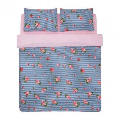 DOUBLE BED LINEN, 100% BBC, 132TC, PINK