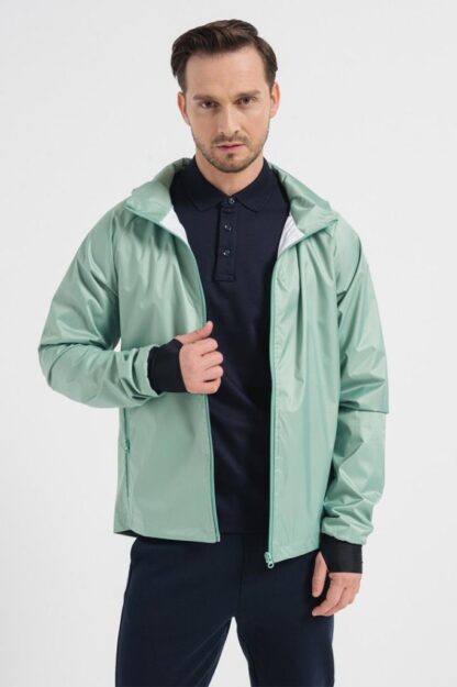 WATERPROOF JACKET B GRANITE GREEN-XL