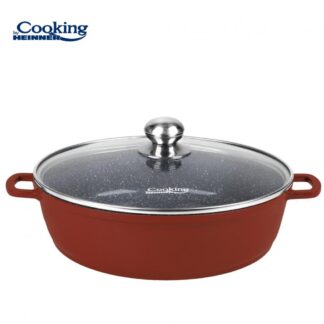 Aluminum Pot + Lid 40x9.8CM, 11 L, CALABRIA