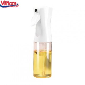 BOTTLE WITH OIL/VINEGAR SPRAY 200ML, WHITE