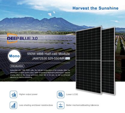 JA SOLAR JAM72S30-550MR