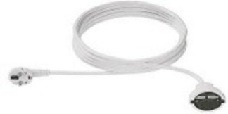 Extension cord with Schuko type plug and socket