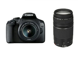 PHOTO CAMERA CANON KIT 2000D 18-55+75300