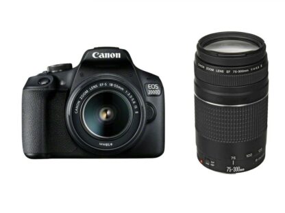 PHOTO CAMERA CANON KIT 2000D 18-55+75300