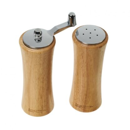 SET PEPPER AND SALT GRINDER NATUR, 15.5 CM