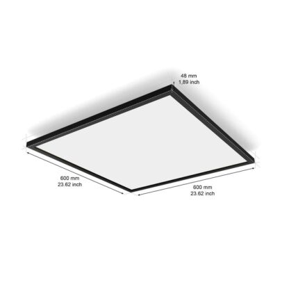 AURELLE HUE PANEL SQ BLACK 39W - Image 2