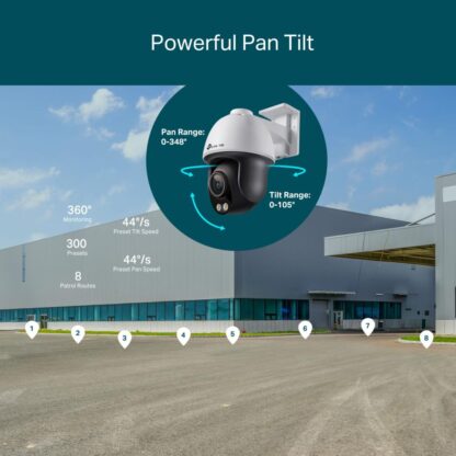 TP-LINK PAN/TILT NTW CAMERA VIGI C540S(4 - Image 2