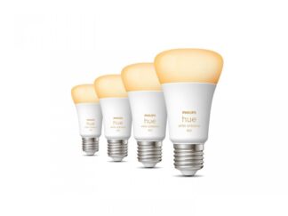 Pack of 4 Philips smart LED bulbs